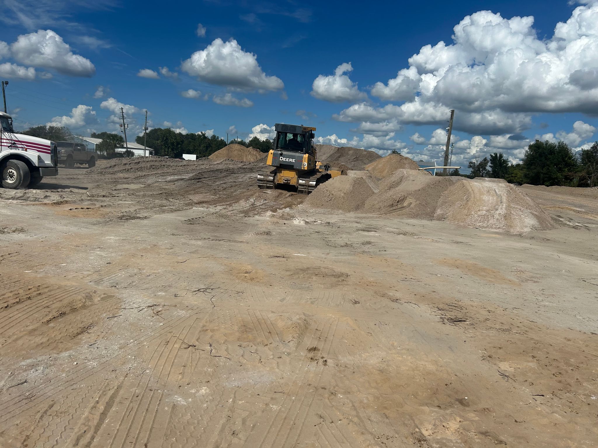 Grading and earthwork operations at Hermit Smith Industrial